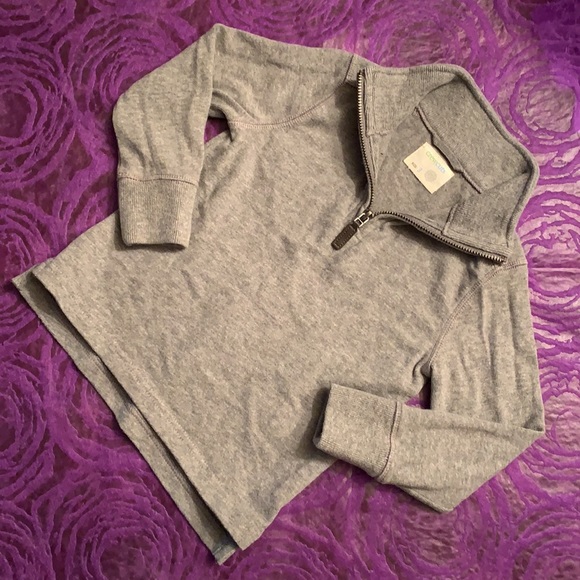 Crewcuts 1/4 zip long sleeve shirt, size 3 - Picture 2 of 3